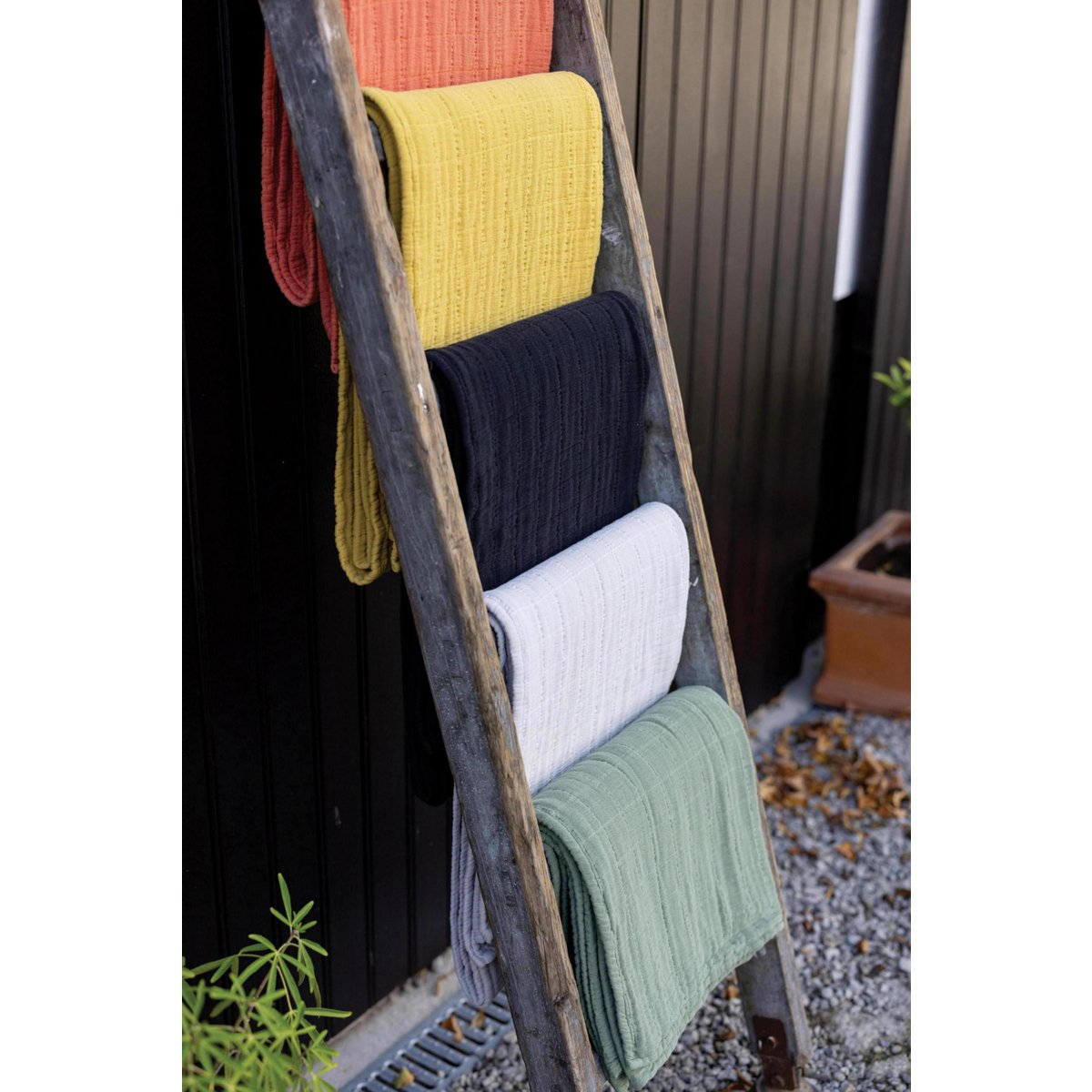 Plaid Recyclé Lisa Verveine 140×200 cm | VIVARAISE