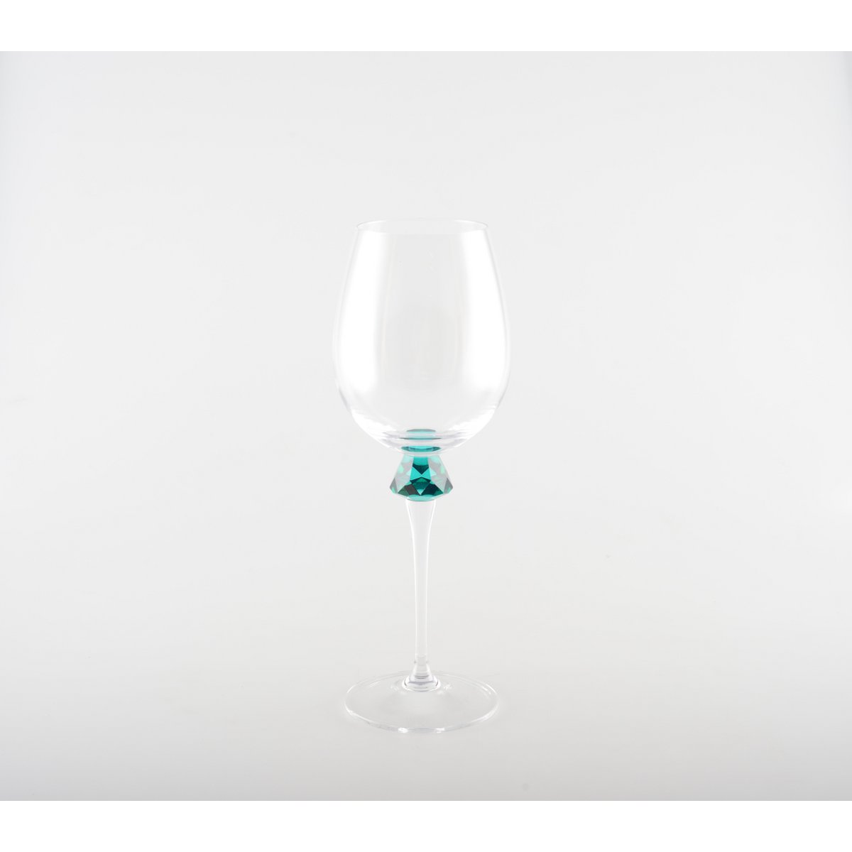 Verres à Vin Pied Diamant Multicolore | Lot de 4 | AULICA