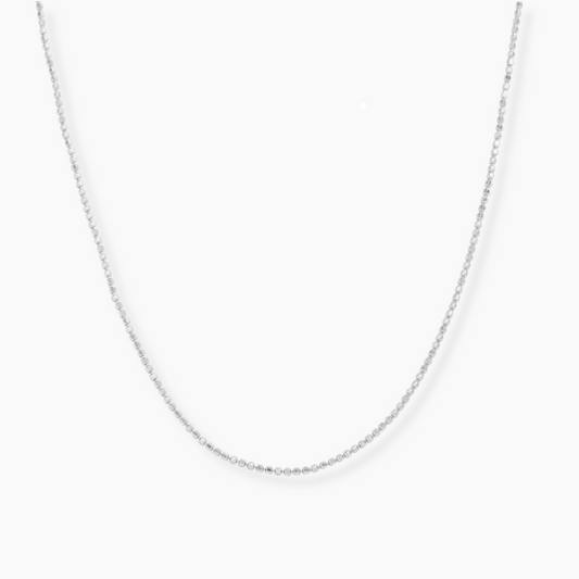 Collier Chloé Chaîne Fine — Argent 925 Plaqué Or 18K
