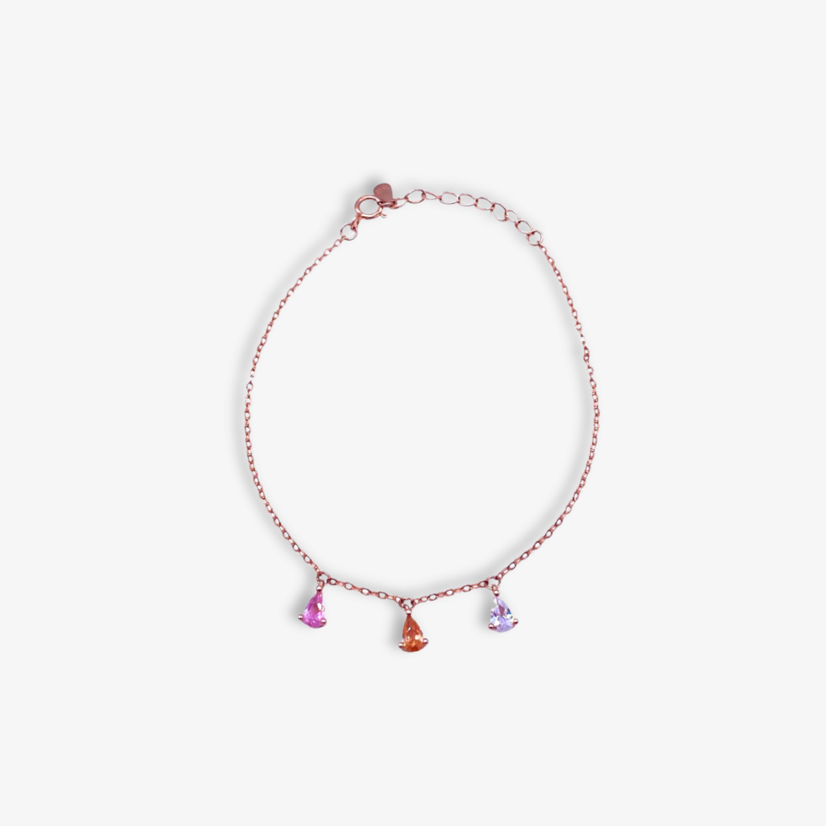 Bracelet Sweetdrops Trois Gouttes Zircone — Argent 925