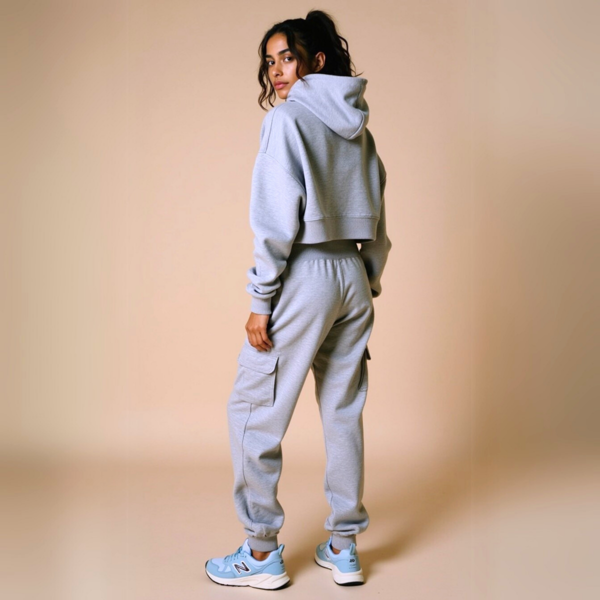 Hoodie Cropped Vert "Twenty Years From Now" — GOOD GIRL BAD HABITS