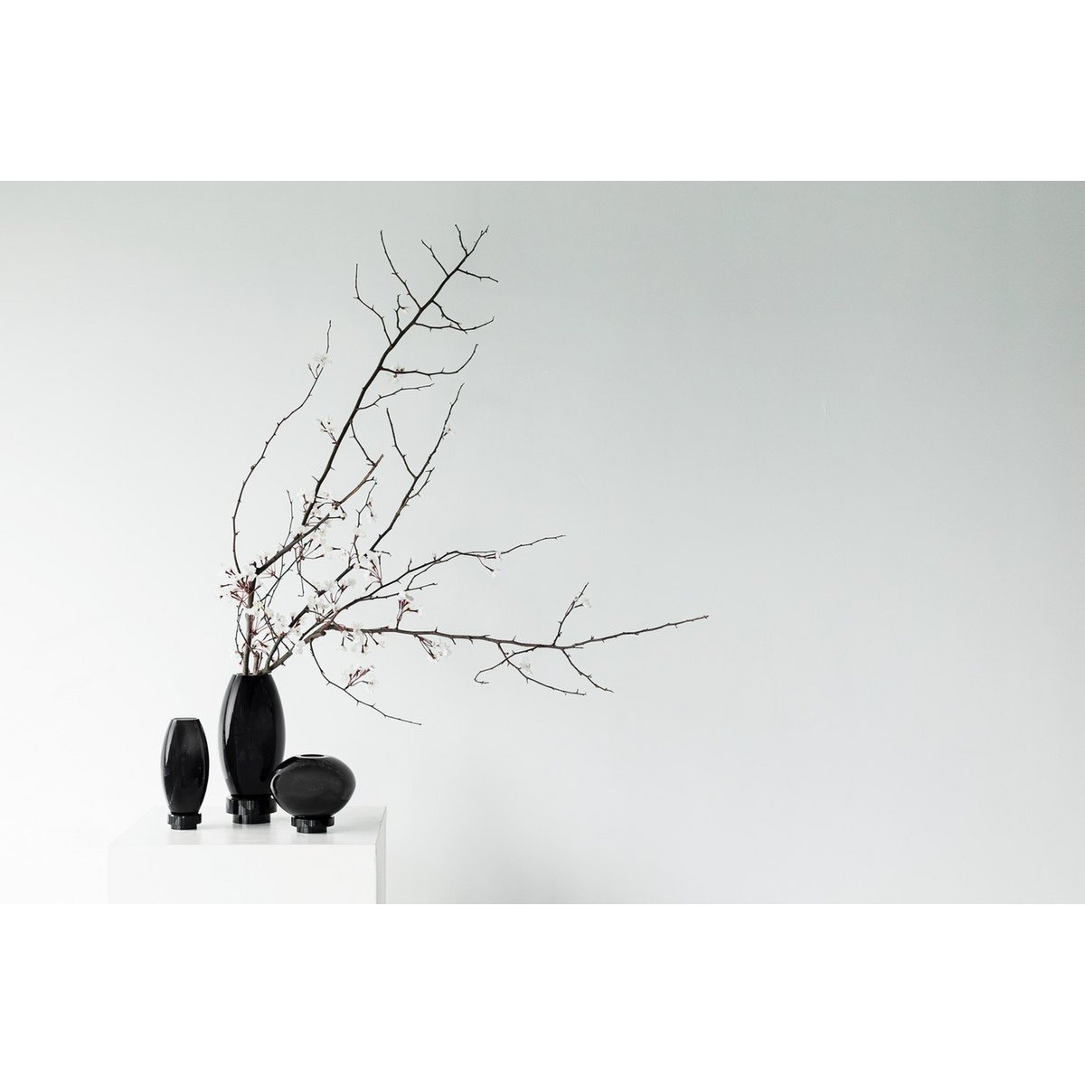 Vase Boule Noir RUD Luxury Edition Verre Design