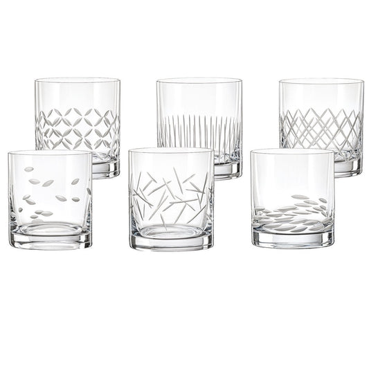 Verres à Whisky Cristallin Minsk 280 ml | Lot de 6 | AULICA