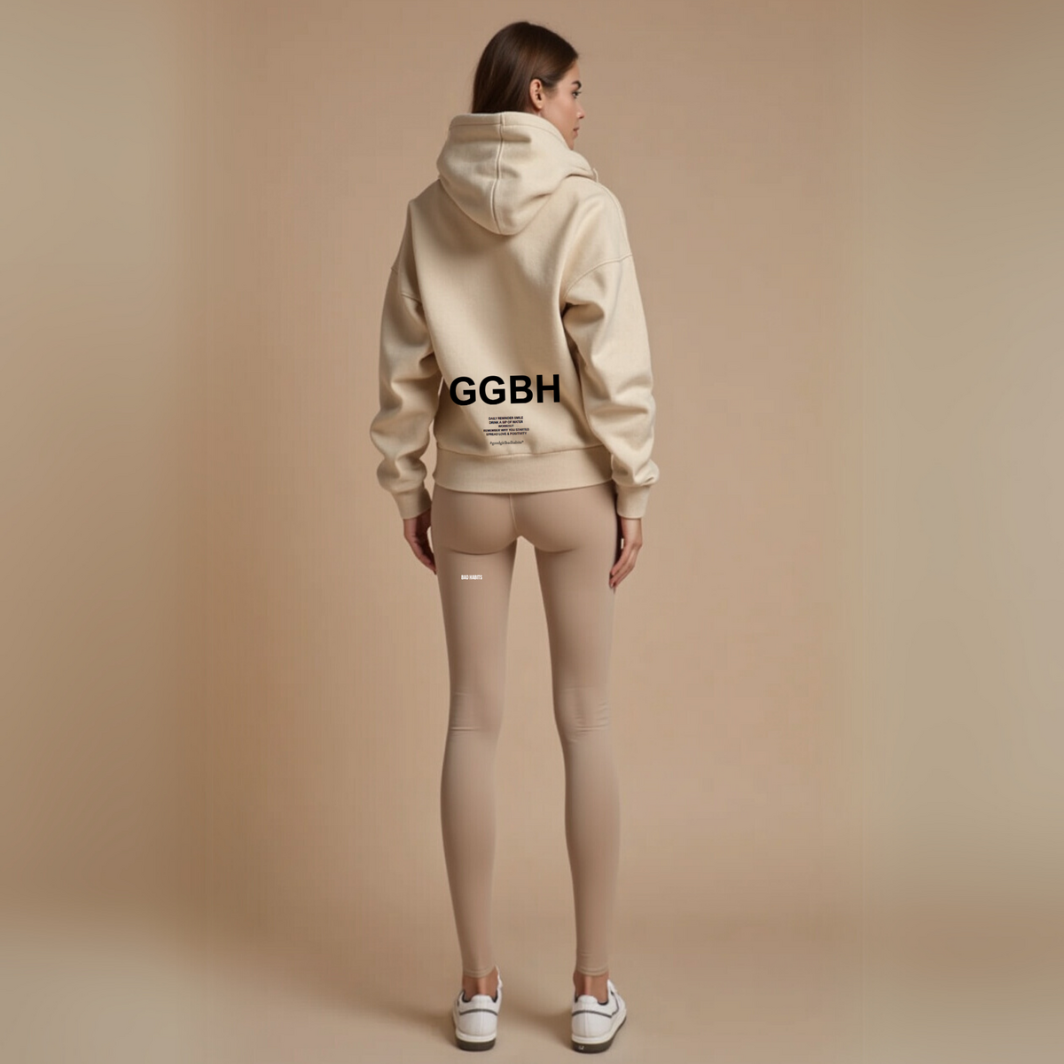 Hoodie Zippé Oversize Vert Menthe Coton Bio — GOOD GIRL BAD HABITS
