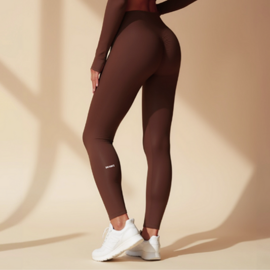 Legging Taille Haute Brun "Bad Habits" — GOOD GIRL BAD HABITS