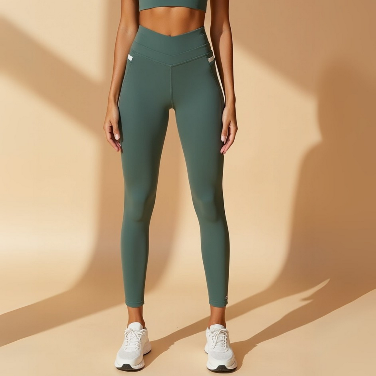Legging Taille Haute Vert "Bad Habits" — GOOD GIRL BAD HABITS