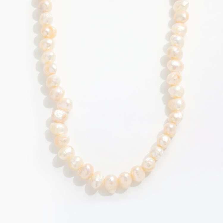 Collier Choker Brandy Perles d'Eau Douce — Or 18K