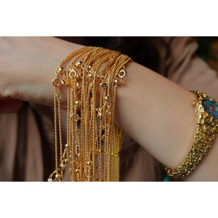 Collier Long Tressé Intemporel — Argent 925 Plaqué Or 18K