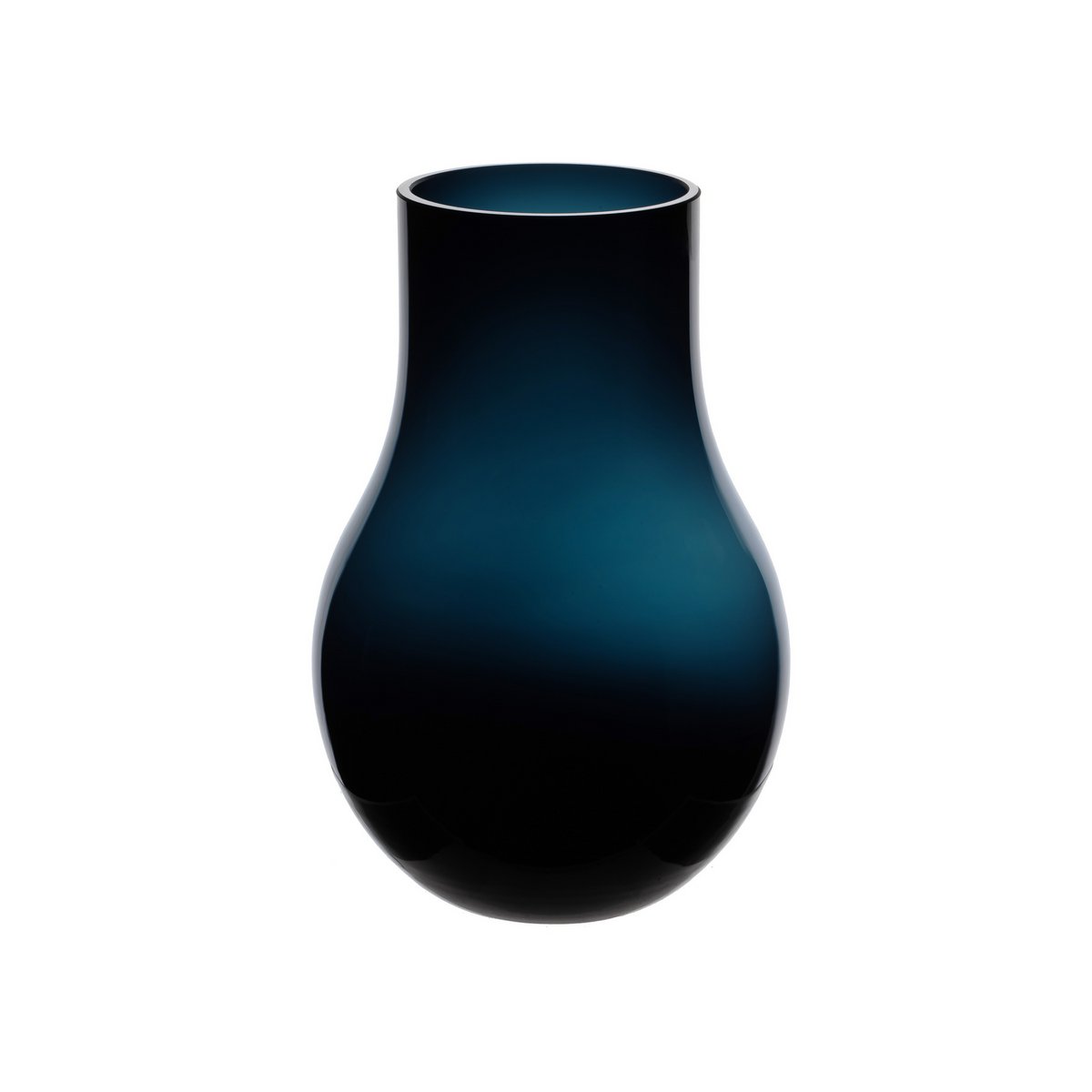 Vase DAVOS Bleu Profond Icône Design Suisse