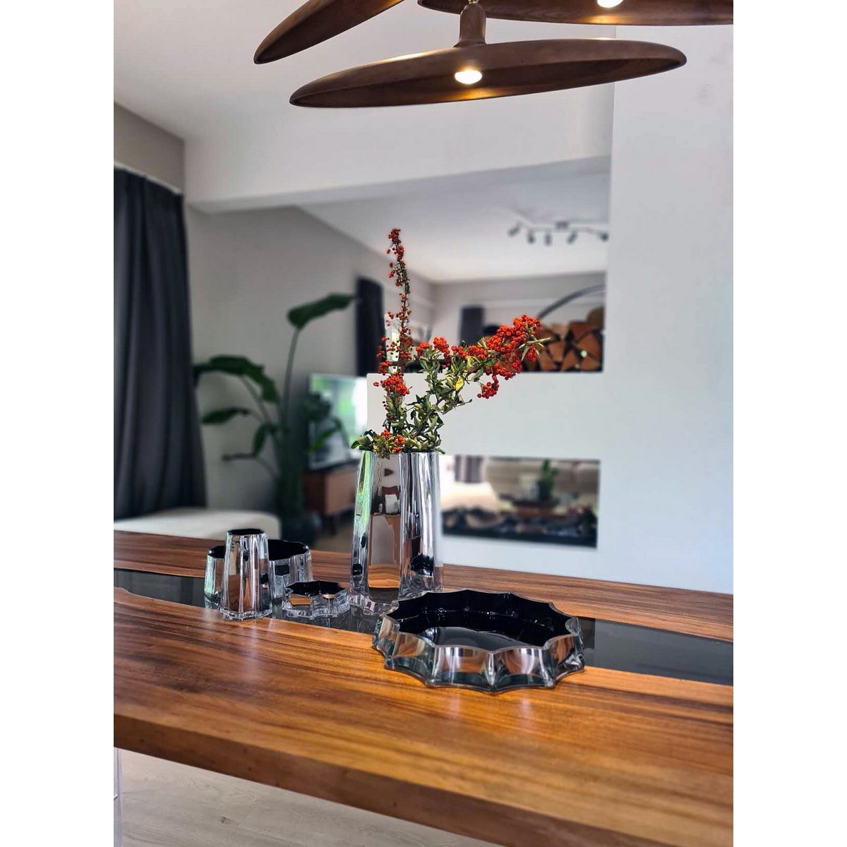 Vase LENOX 30 Silver Design Moderne-Classique