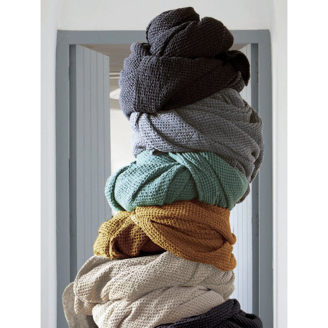 Plaid Recyclé Maia Bronze 140×200 cm | VIVARAISE Éco-Responsable