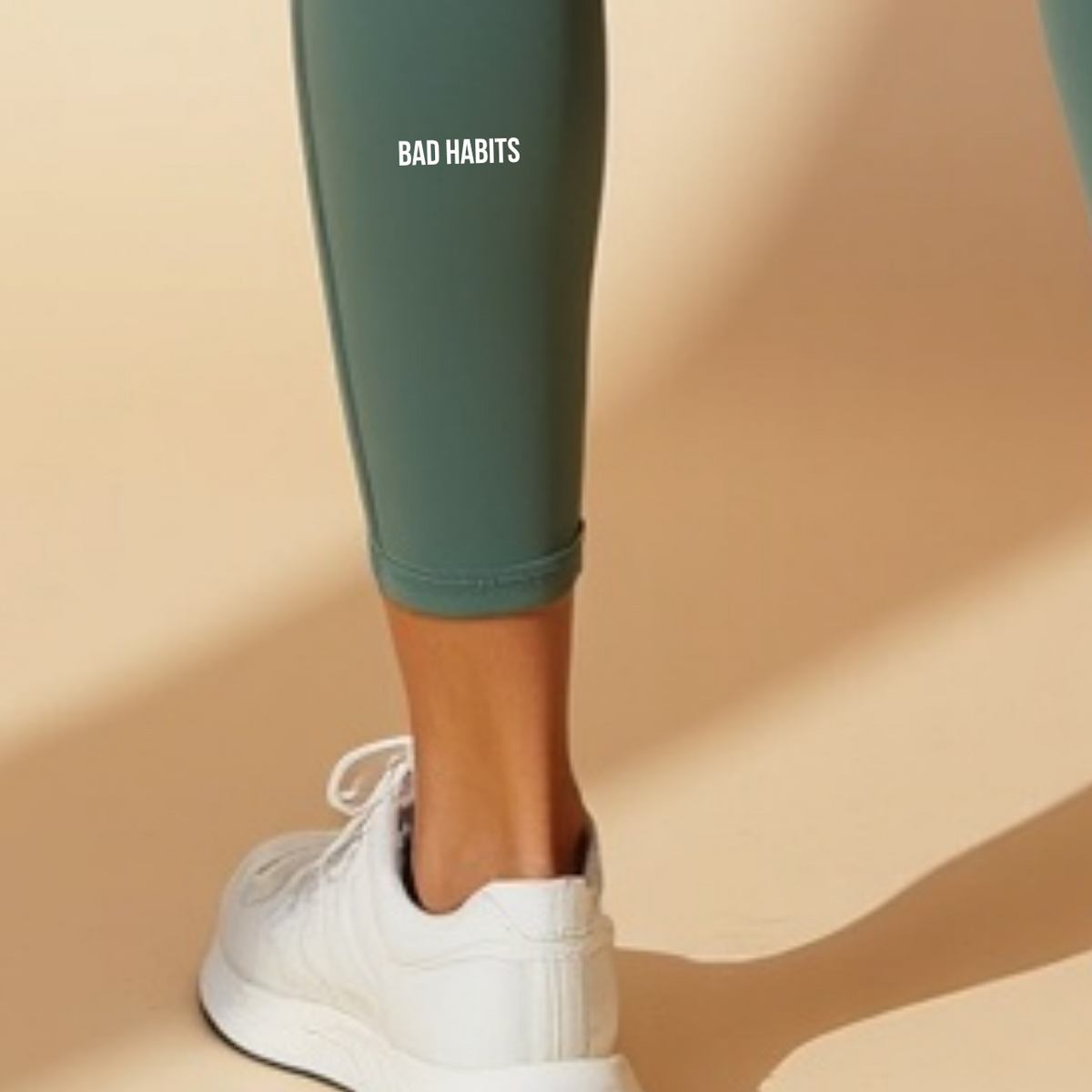 Legging Taille Haute Vert "Bad Habits" — GOOD GIRL BAD HABITS