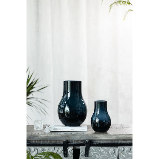 Vase DAVOS Bleu Profond Icône Design Suisse