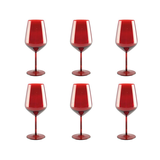 Verres à Vin Rouges | Lot de 6 – vue principale | AULICA – H&S SELECT