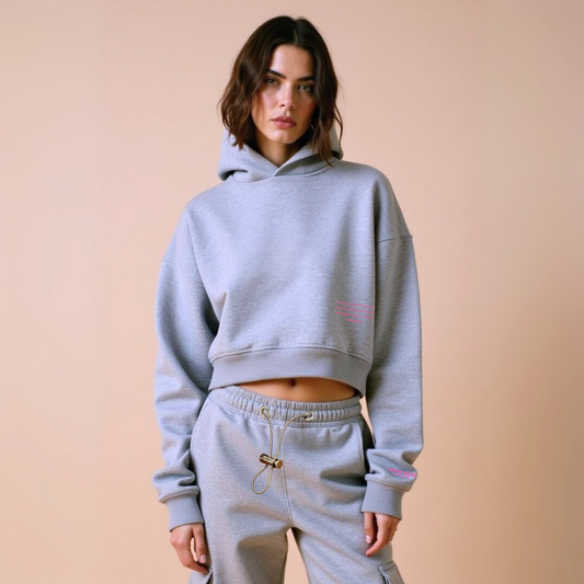 Hoodie Cropped Vert "Twenty Years From Now" — GOOD GIRL BAD HABITS