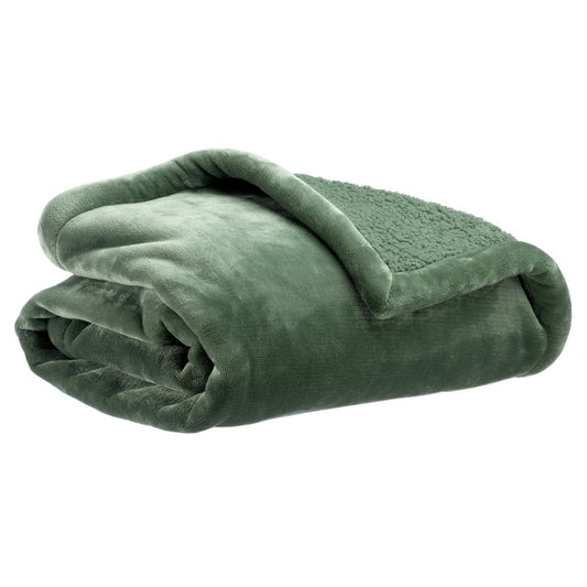 Plaid Ultra-Doux Michka Amande 130×160 cm | VIVARAISE