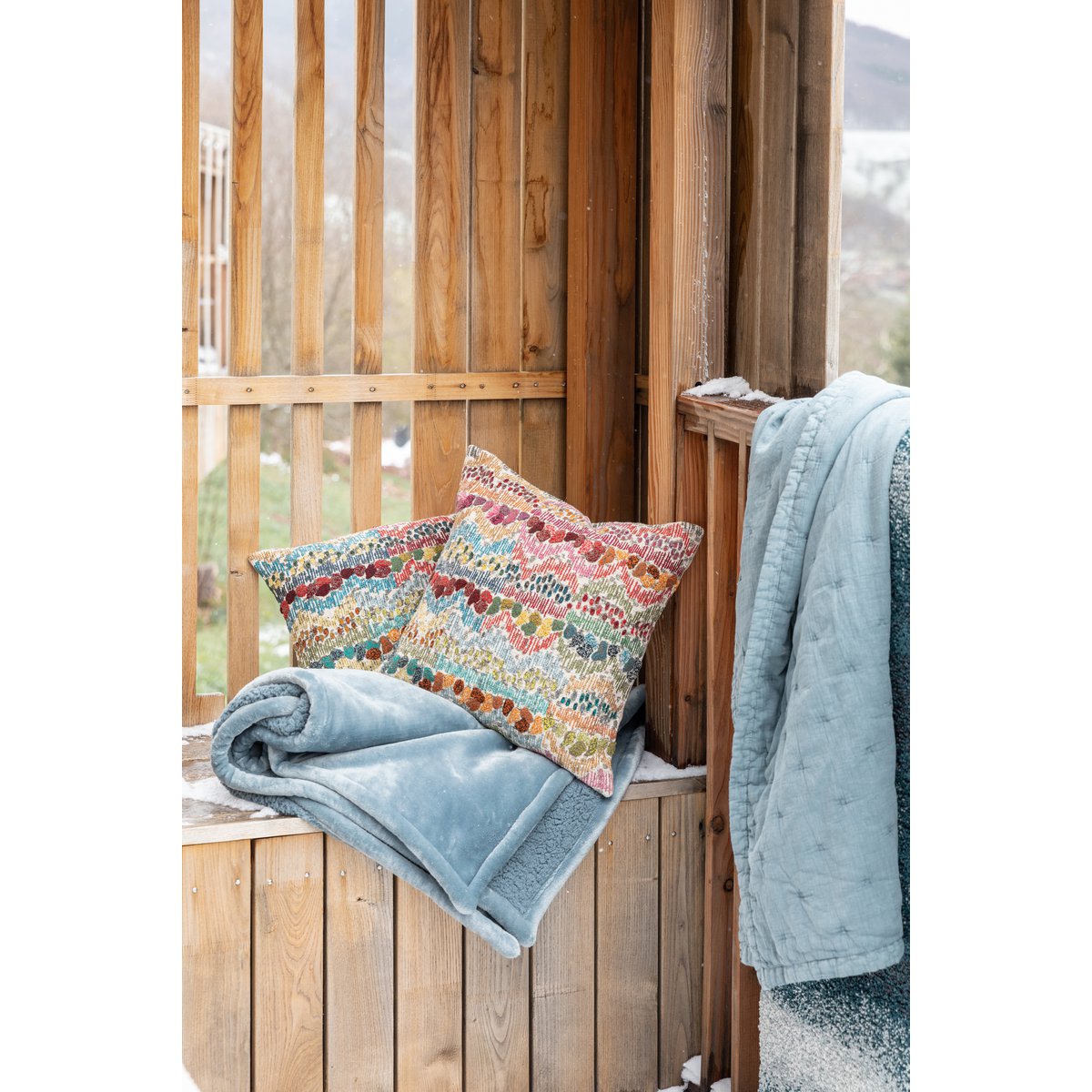 Maxi Plaid Ultra-Doux Michka Alizée 180×220 cm | VIVARAISE