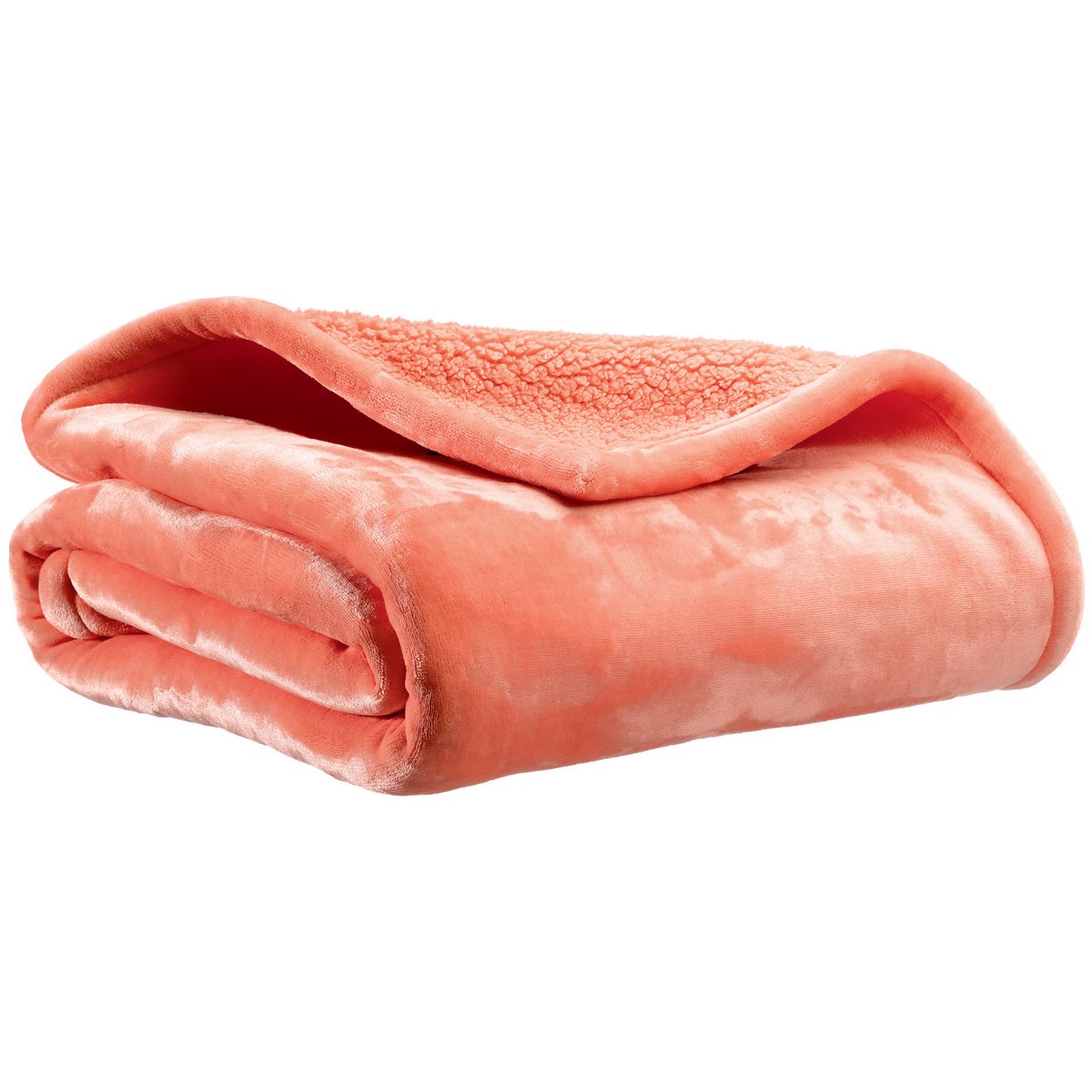 Maxi Plaid Ultra-Doux Michka Goyave 180×220 cm | VIVARAISE