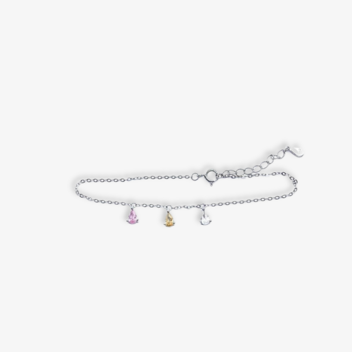 Bracelet Sweetdrops Trois Gouttes Zircone — Argent 925