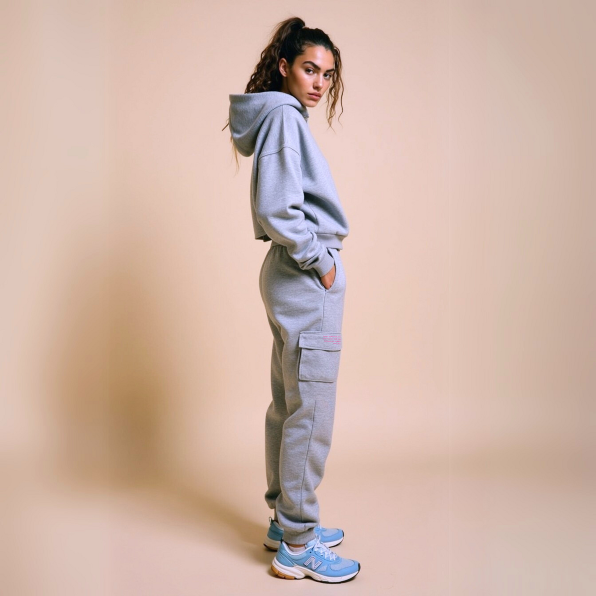 Hoodie Cropped Vert "Twenty Years From Now" — GOOD GIRL BAD HABITS