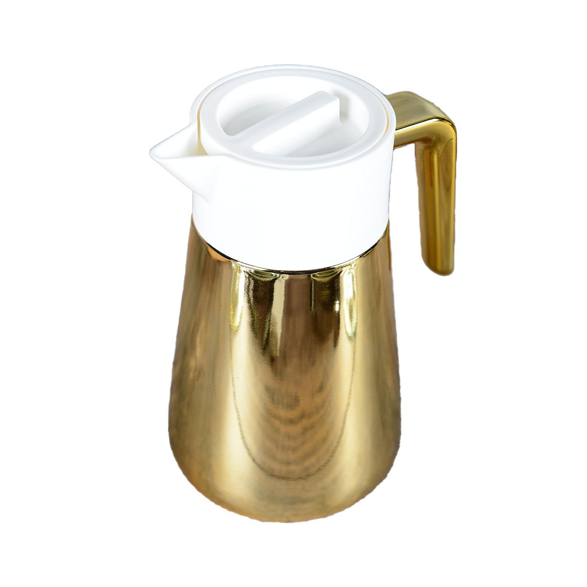 Cafetière Isotherme Dorée & Blanche 1L – mise en situation | AULICA – H&S SELECT