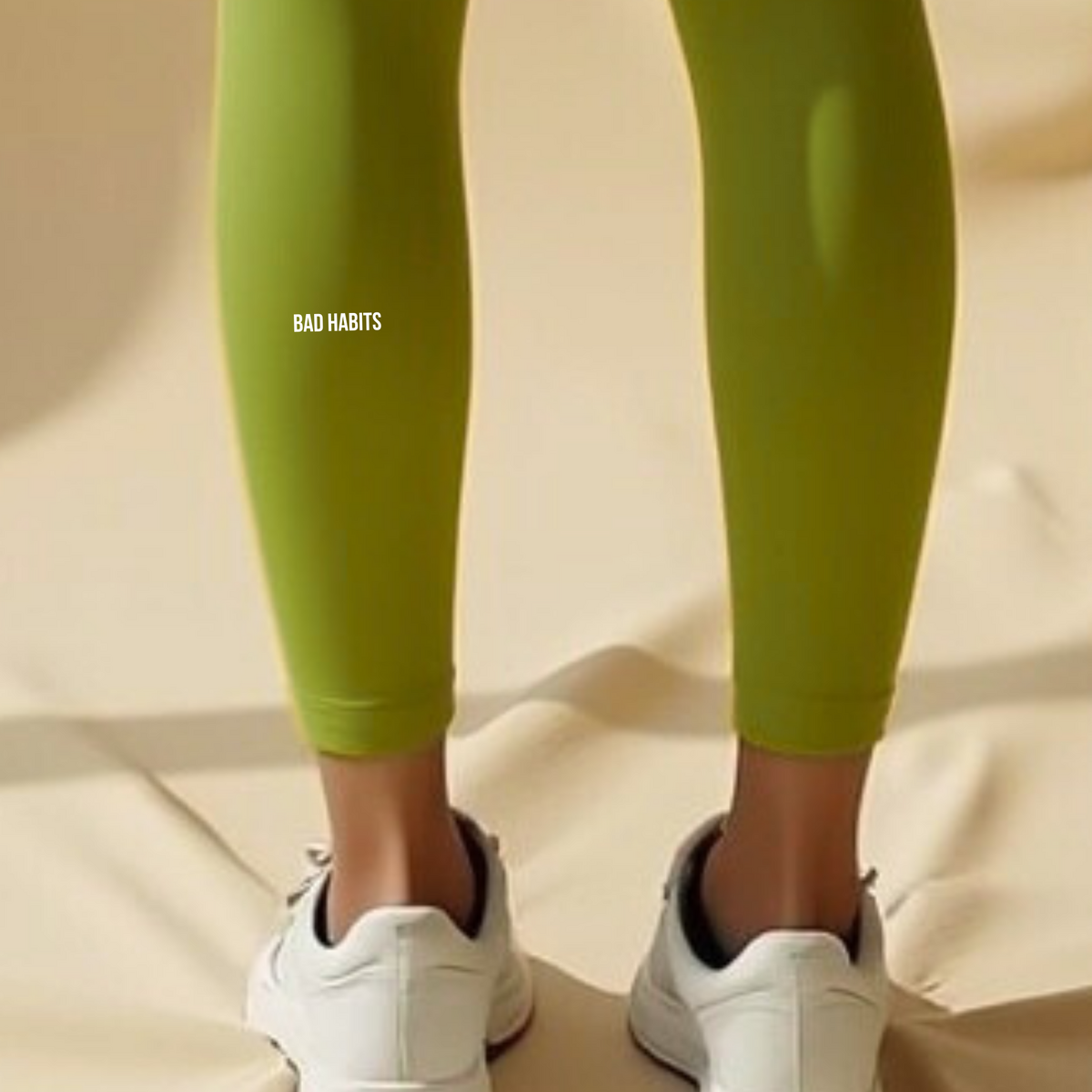 Legging Sculptant Vert "Bad Habits" — GOOD GIRL BAD HABITS