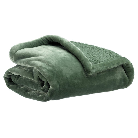 Maxi Plaid Ultra-Doux Michka Amande 180×220 cm | VIVARAISE