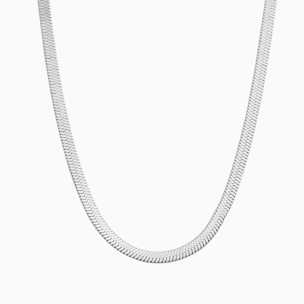 Collier Plat Serpent PVD — Acier Inoxydable Plaqué Or 18K