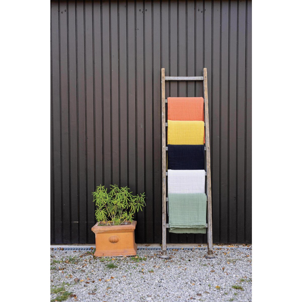 Plaid Recyclé Lisa Marmelade 140×200 cm | VIVARAISE