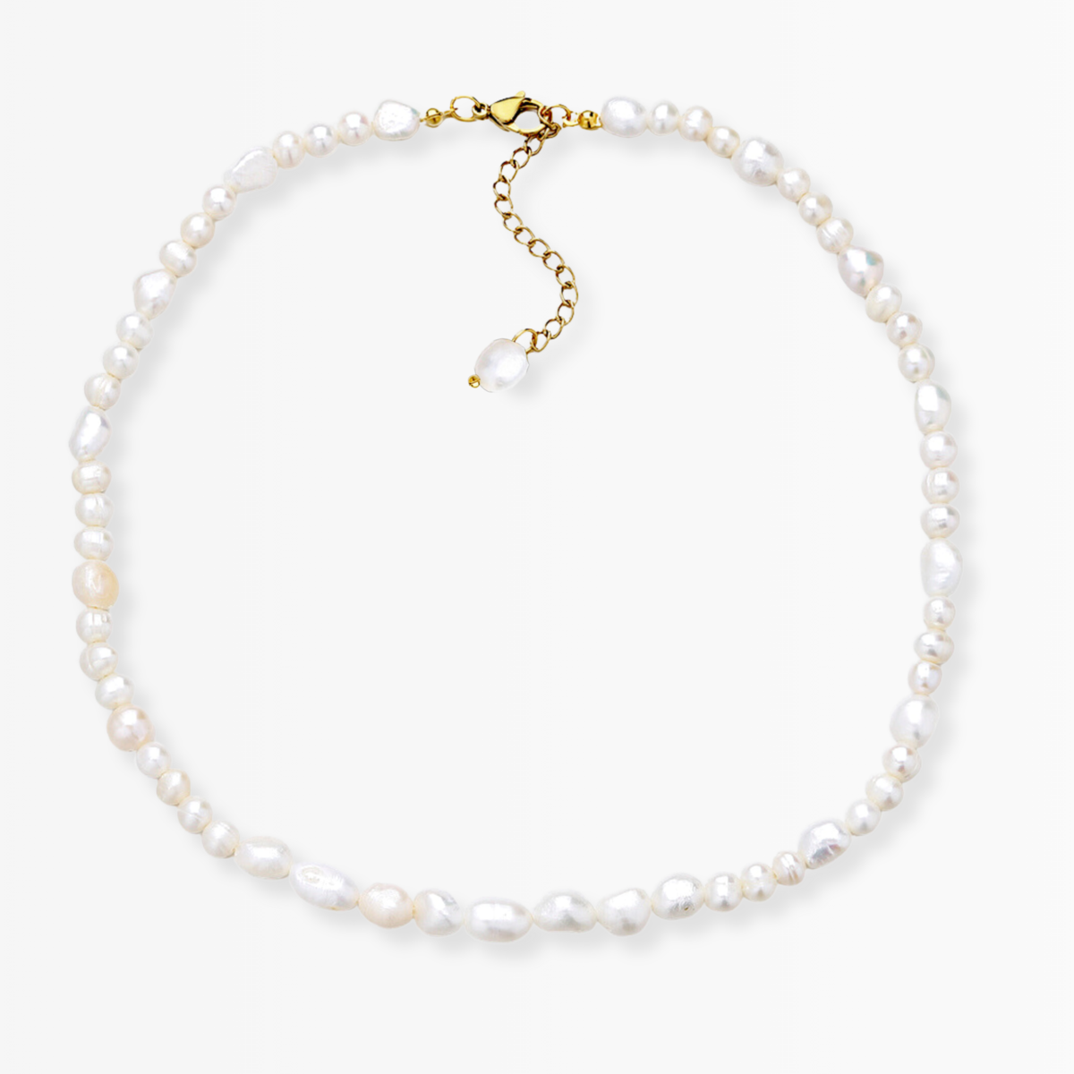 Collier Choker Brandy Perles d'Eau Douce — Or 18K