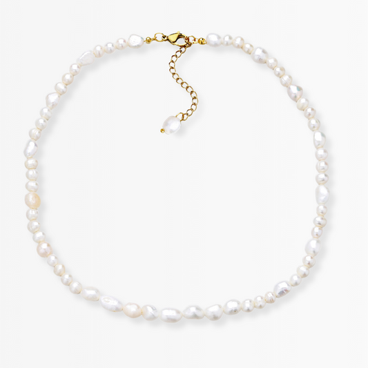 Collier Choker Brandy Perles d'Eau Douce — Or 18K