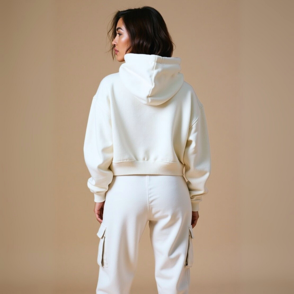 Hoodie Cropped Vert "Twenty Years From Now" — GOOD GIRL BAD HABITS