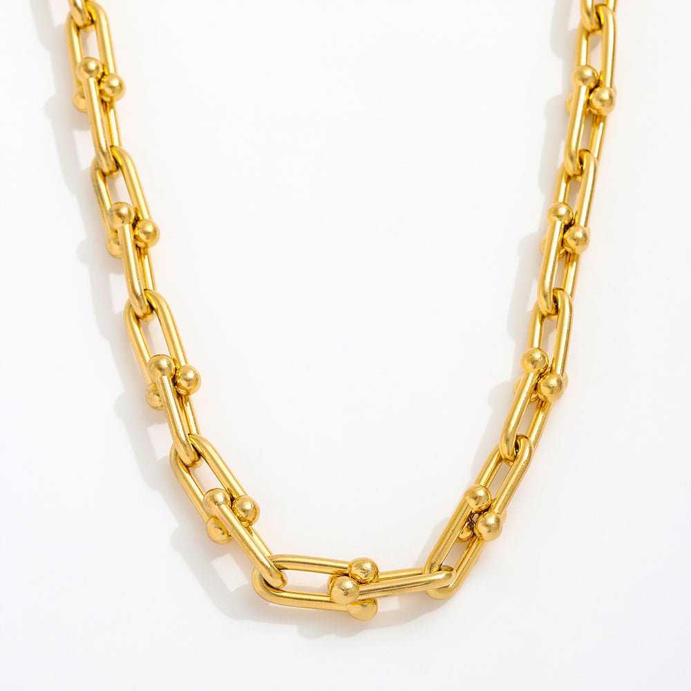 Collier Mariah Chunky Statement — Acier Inoxydable Or 18K