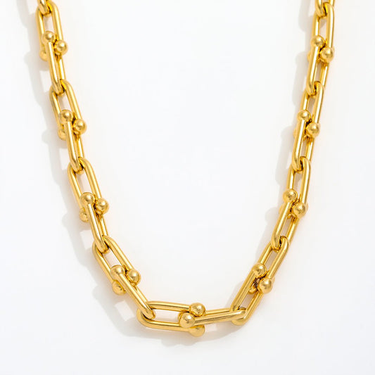 Collier Mariah Chunky Statement — Acier Inoxydable Or 18K
