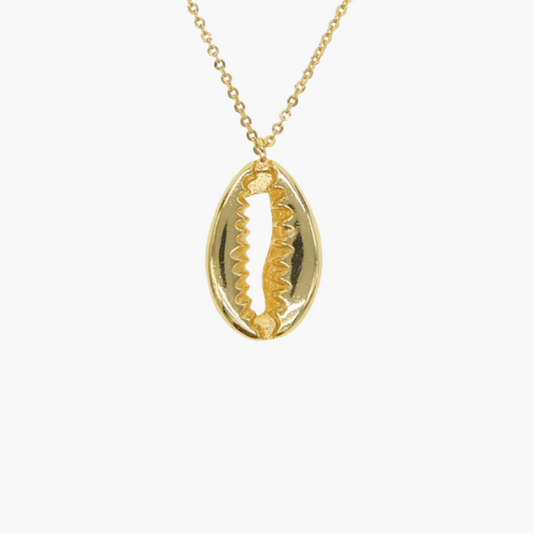 Collier Tiny Conch Coquillage — Argent 925 Plaqué Or 18K