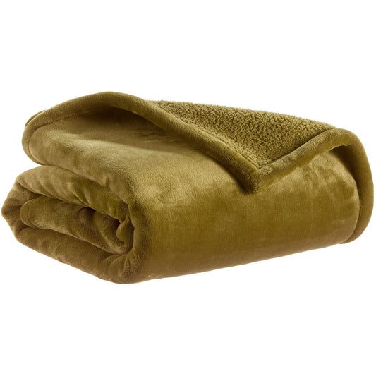 Plaid Ultra-Doux Michka Romarin 130×160 cm | VIVARAISE