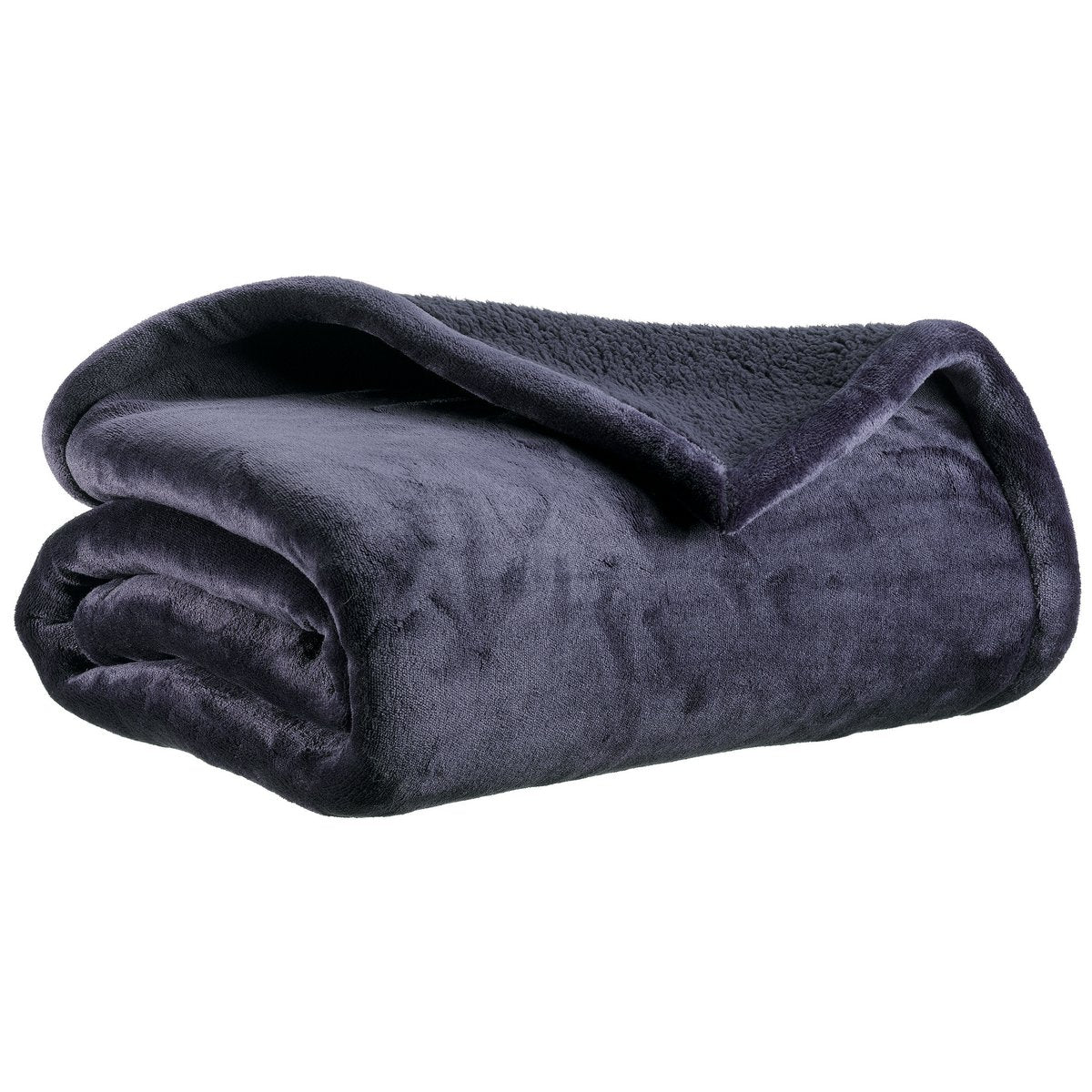 Plaid Ultra-Doux Michka Marine 130×160 cm | VIVARAISE