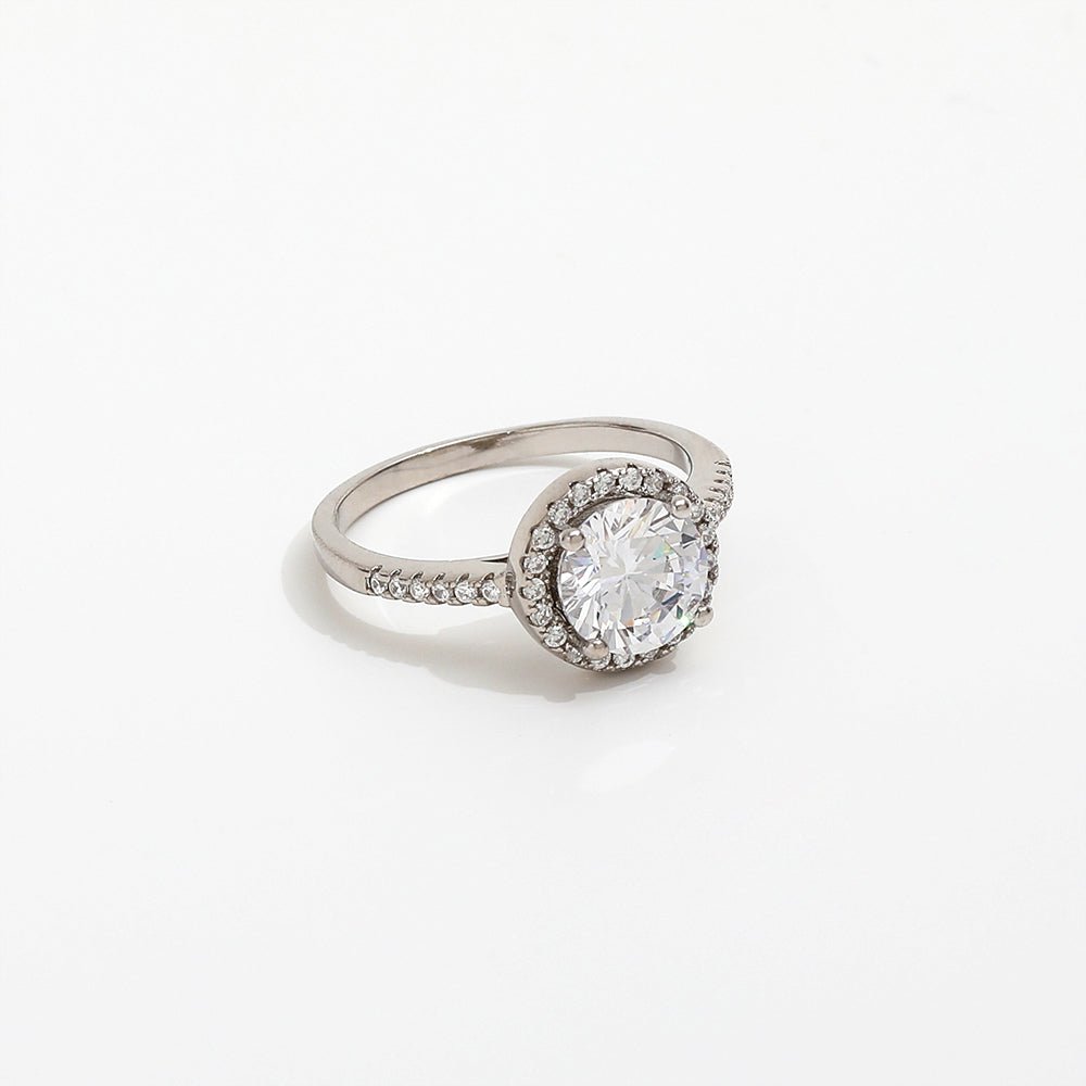Bague Sparkling Sam Zircone Irisée — Argent 925 Or 18K