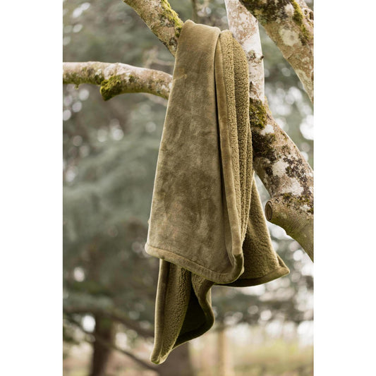 Plaid Ultra-Doux Michka Romarin 130×160 cm | VIVARAISE